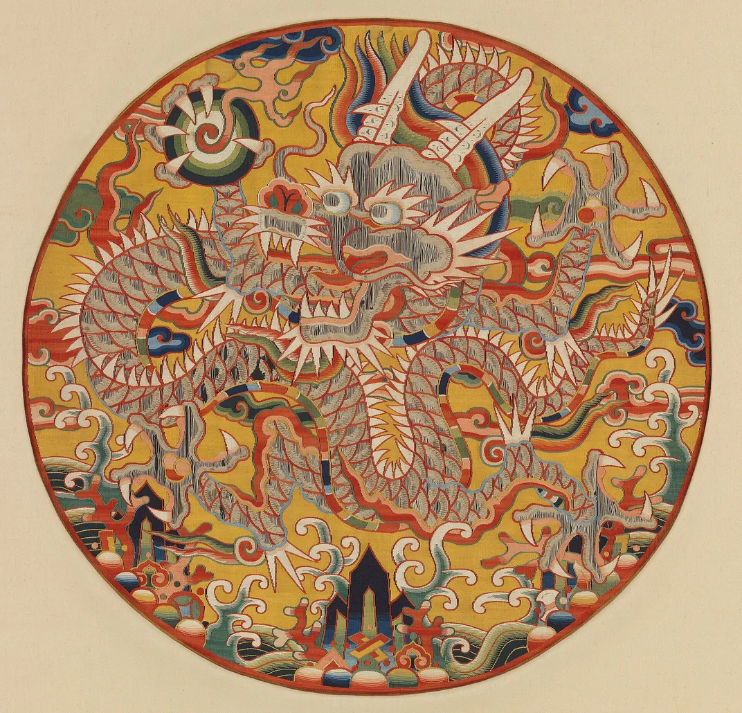 A 16th-century Ming dragon medallion