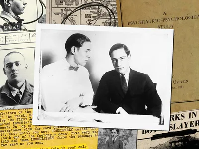 Richard Loeb (left) and&nbsp;Nathan Leopold sought to plan &quot;the perfect crime.&quot;